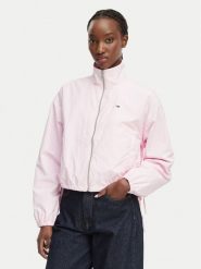 Tommy Jeans Kurtka przejściowa DW0DW22325 Różowy jasny Regular Fit. Czerwone kurtki Tommy Jeans, s, bez wzorów, z jeansu, bez kaptura. Za 569.99 zł.