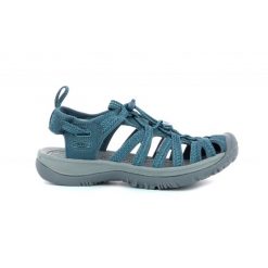 Buty do chodzenia damskie Keen Whisper. Niebieskie trekkingi Keen, z materiału, trekkingowe. Za 488.00 zł.