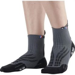 Skarpetki Monnet Ultra. Szare skarpety MONNET, bez wzorów, ze splotem. Za 116.50 zł.