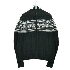 Second life - Damski czarny sweter kardigan - Stan bardzo dobry. Czarne kardigany RALPH LAUREN, bez wzorów. Za 153.32 zł.