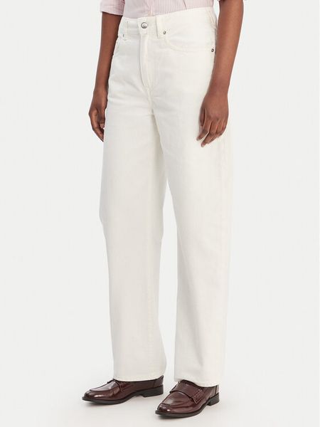 Tommy Hilfiger Jeansy WW0WW49500 Écru Barrel Fit. Jeansy TOMMY HILFIGER, bez wzorów. Za 529.99 zł.