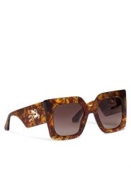 Etro Okulary przeciwsłoneczne 0075/S 207797 Brązowy. Brązowe okulary przeciwsłoneczne ETRO, bez wzorów, z tworzywa sztucznego. Za 769.99 zł.