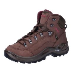 Buty trekkingowe damskie Lowa Renegade Mid Gtx. Brązowe trekkingi Lowa, z materiału, za kostkę, trekkingowe. Za 1,066.00 zł.