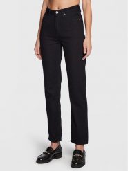 Tommy Hilfiger Jeansy New Classic WW0WW38226 Czarny Straight Fit. Czarne jeansy TOMMY HILFIGER, bez wzorów. Za 599.99 zł.