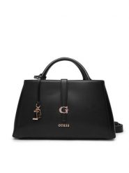 Guess Torebka Carrie HWVG98 96060 Czarny. Czarne torebki klasyczne Guess, z aplikacjami, ze skóry, bez dodatków. Za 639.99 zł.