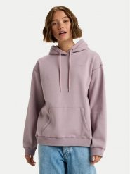 Roxy Bluza Surf Stoked Brushed ERJFT05046 Fioletowy Regular Fit. Fioletowe bluzy Roxy, s, bez wzorów, z bawełny, bez kaptura. Za 239.99 zł.