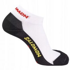 Skarpety, stopki dla biegaczy Salomon Speedcross low. Czarne skarpety Salomon, bez wzorów. W wyprzedaży za 48.00 zł.