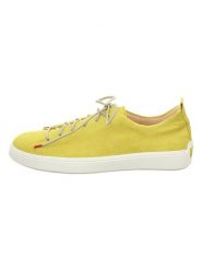 Think! Skórzane sneakersy "Turna" w kolorze żółtym rozmiar: 38. Żółte trampki Think!, bez wzorów, bez zapięcia. Za 291.68 zł.