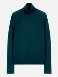 Perfect Cashmere Kaszmirowy golf "Ashley" w kolorze niebieskim rozmiar: M. Niebieskie golfy Perfect Cashmere, m, bez wzorów, z kaszmiru, bez ramiączek. Za 274.03 zł.