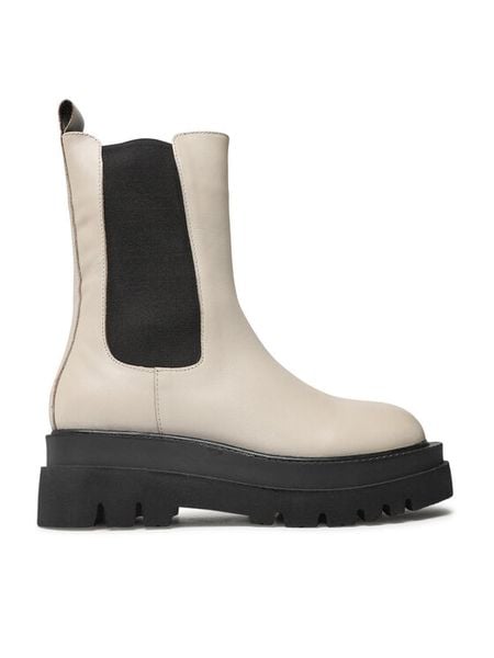 Gino Rossi Botki 20773 Beżowy. Brązowe botki Gino Rossi, bez wzorów, ze skóry, bez obcasa, na płaskiej podeszwie, bez zapięcia. Za 399.99 zł.