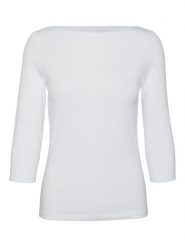 Vero Moda Koszulka "Panda" w kolorze białym rozmiar: XL. Białe bluzki Vero Moda, xl, bez wzorów, z bawełny, bez kołnierzyka, bez ramiączek. Za 70.24 zł.