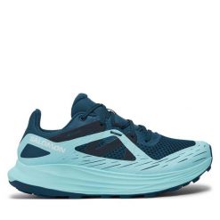 Buty do biegania Salomon. Niebieskie obuwie sportowe Salomon, z gore-texu, bez zapięcia, do biegania, gore-tex. Za 429.99 zł.
