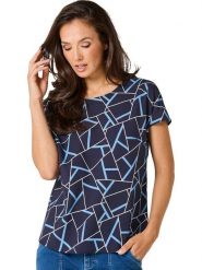 WITT WEIDEN Bluzka w kolorze granatowo-błękitnym rozmiar: 40. Niebieskie bluzki WITT WEIDEN, bez wzorów, z lyocellu, bez kołnierzyka, bez ramiączek. Za 82.99 zł.