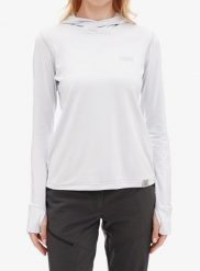 Bluza termoaktywna damska Turbat Hike Lite LS Hood Thermo T-Shirt. Białe bluzy TURBAT, l, bez wzorów, z elastanu, bez kaptura. Za 164.99 zł.