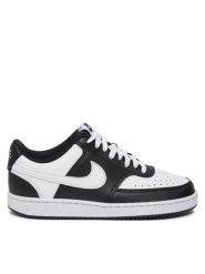 NIKE COURT VISION LO NN Sneakersy damskie. Czarne obuwie sportowe Nike, z materiału, bez zapięcia, nike air max. Za 299.99 zł.