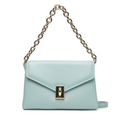 Torebka Furla. Niebieskie listonoszki Furla, bez wzorów, bez dodatków. Za 1,639.00 zł.