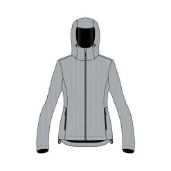 Kurtka damska turystyczna CMP 34A3096. Szare kurtki sportowe CMP, l, bez wzorów, z softshellu, bez kaptura. Za 382.50 zł.