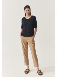 TATUUM Bluzka "Alja" w kolorze granatowym rozmiar: L. Niebieskie bluzki Tatuum, l, bez wzorów, bez kołnierzyka, bez ramiączek. Za 146.28 zł.