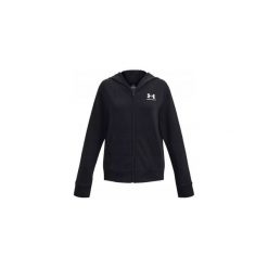 Bluza Z Kapturem Under Armour Ua Rival Terry Fz Hoodie-Blk. Czarne bluzy Under Armour, bez wzorów, z kapturem. Za 249.99 zł.