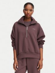 Guess Bluza V6YQ25 K4801 Brązowy Regular Fit. Brązowe bluzy Guess, xs, z aplikacjami, z syntetyku, bez kaptura. Za 344.99 zł.