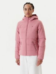 Tommy Jeans Kurtka przejściowa DW0DW20959 Różowy Slim Fit. Czerwone kurtki Tommy Jeans, xl, bez wzorów, z jeansu, bez kaptura. Za 699.99 zł.