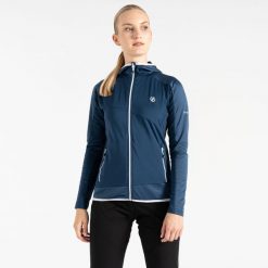 Traversing Core damska bluza. Niebieskie bluzy Dare 2b, na zimę, bez wzorów, bez kaptura. W wyprzedaży za 139.99 zł.