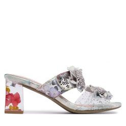 Klapki Laura Vita. Brązowe klapki Laura Vita, bez wzorów, bez obcasa. Za 399.99 zł.