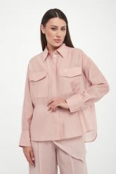 Koszula damska z jedwabiem Fate MARELLA SPORT. Koszule Marella, bez wzorów, sportowe, bez kołnierzyka, bez ramiączek. Za 939.00 zł.