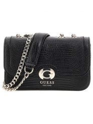 Guess Torebka w kolorze czarnym - 18 x 11 x 5 cm rozmiar: onesize. Czarne torby na ramię Guess, z aplikacjami, z materiału, na ramię, bez dodatków. Za 454.62 zł.