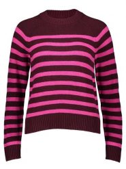 GAP Sweter w kolorze bordowo-różowym rozmiar: L. Czerwone swetry GAP, l, bez wzorów, z bawełny, bez ramiączek. Za 96.83 zł.