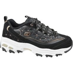 Buty sportowe Sneakersy damskie, Skechers D'Lites. Czarne obuwie sportowe Skechers, bez zapięcia, trekkingowe, Skechers Sport. Za 359.99 zł.