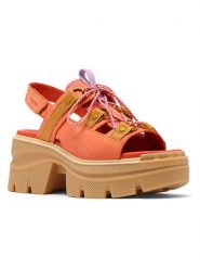 Sorel Sandały "Rein CB Lace" w kolorze pomarańczowym rozmiar: 39. Pomarańczowe sandały Sorel, bez wzorów, klasyczne, z otwartym noskiem, bez obcasa, bez zapięcia. Za 295.99 zł.