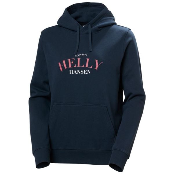 Bluza damska z kapturem Helly Hansen Cora Graphic. Niebieskie bluzy Helly Hansen, na lato, l, bez wzorów, z bawełny, z kapturem. Za 354.00 zł.