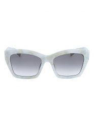 Furla Damskie okulary przeciwsłoneczne w kolorze błękitnym rozmiar: 55. Niebieskie okulary przeciwsłoneczne Furla, bez wzorów, z tworzywa sztucznego. Za 309.95 zł.