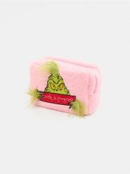 Kosmetyczka Grinch - różowy. Czerwone kufry i kosmetyczki Sinsay, bez wzorów, bez dodatków. Za 35.99 zł.
