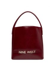 Nine West Torebka CEO-UTAH-LDA8011 Bordowy. Czerwone torebki klasyczne Nine West, bez wzorów, z materiału, bez dodatków. Za 329.99 zł.