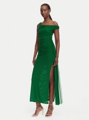 Bardot Sukienka wieczorowa Layana 59512DB Zielony Slim Fit. Zielone sukienki Bardot, xs, bez wzorów, z syntetyku, wizytowe, bez kołnierzyka, bez ramiączek. Za 529.99 zł.
