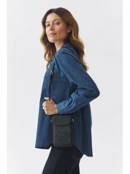 TATUUM Skórzana torebka w kolorze czarnym na telefon - 11,5 x 18 x 4 cm rozmiar: onesize. Czarne torby na ramię Tatuum, bez wzorów, z materiału, przez ramię, bez dodatków. Za 233.87 zł.