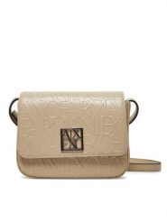 Armani Exchange Torebka 942648 CC793 U1092 Beżowy. Brązowe listonoszki Armani Exchange, bez wzorów, ze skóry, bez dodatków. Za 379.99 zł.