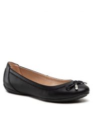 Geox Baleriny D Charlene B D02Y7B 000BC C9999 Czarny. Czarne baleriny Geox, bez wzorów, ze skóry, bez obcasa. Za 319.99 zł.