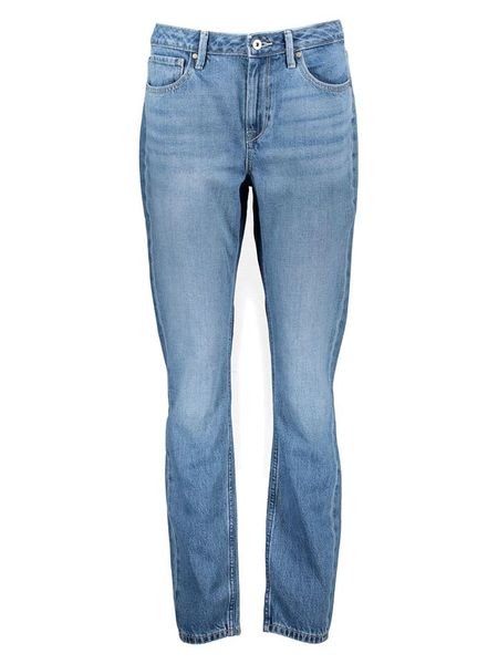 Pepe Jeans Dżinsy "Violet" - Tapered fit - w kolorze błękitnym rozmiar: W29/L32. Niebieskie jeansy Pepe Jeans, l, z aplikacjami. Za 174.43 zł.