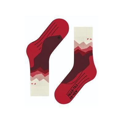 Skarpety damskie Falke Tk2 Crest. Czerwone skarpety Falke, bez wzorów, z materiału. Za 147.00 zł.