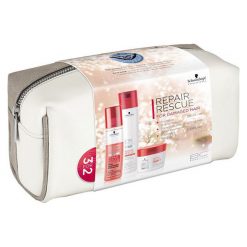 Schwarzkopf BC Bonacure Repair Rescue Reversilane Kit W 250ml Szampon 250 ml + Odżywka do włosów 200 ml + Maska do włosów 200 ml + Kosmetyczka. Odżywki do włosów Schwarzkopf. Za 67.86 zł.