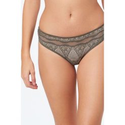 Etam - Figi Lady. Brązowe figi Etam, bez wzorów, z bawełny. W wyprzedaży za 27.90 zł.