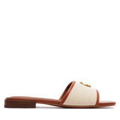Klapki Guess. Czarne klapki Guess, z aplikacjami, bez obcasa. Za 584.99 zł.