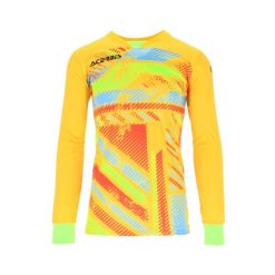 Koszulka bramkarska Acerbis Jersey. Żółte bluzki ACERBIS, bez wzorów, z jersey, sportowe, bez kołnierzyka, bez ramiączek. Za 210.00 zł.