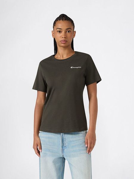 Champion Koszulka w kolorze khaki rozmiar: S. Brązowe bluzki Champion, s, bez wzorów, bez kołnierzyka, bez ramiączek. Za 72.95 zł.