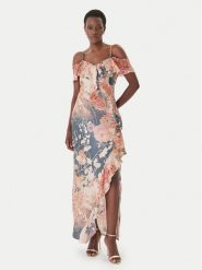 Guess Sukienka wieczorowa W6GK02 W1574 Kolorowy. Sukienki Guess, s, z aplikacjami, z syntetyku, wizytowe, bez kołnierzyka, bez ramiączek. Za 794.99 zł.