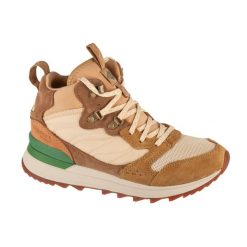 Buty sportowe Sneakersy damskie, Apline 83 Sneaker Recraft Mid WP. Brązowe obuwie sportowe Merrell, z materiału, bez zapięcia, trekkingowe. Za 499.99 zł.