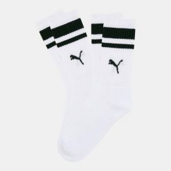 Skarpety unisex Puma CREW STRIPE 2-PACK. Białe skarpety Puma, bez wzorów. Za 48.99 zł.